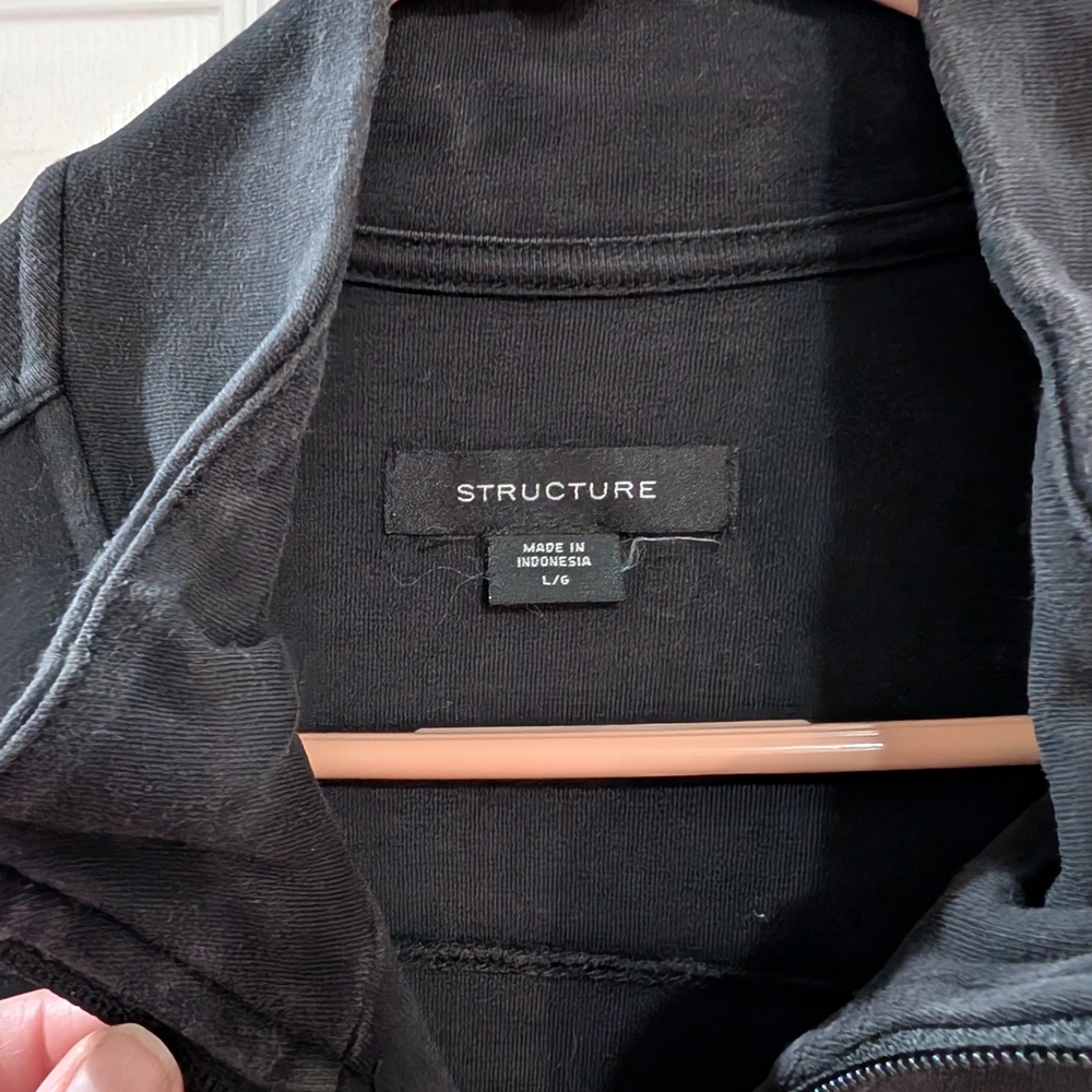 Black Full-Zip Jacket - Picture 2 of 4